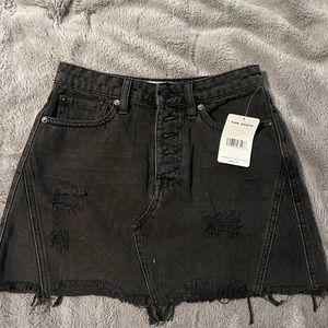 Black Free People Skirt
